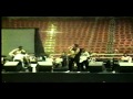 Manuel Suárez con el bajista de Jimmy Page, Durban Laverde, en el grupo Vox