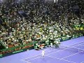 Copa Davis, tie break 3� set, partido de dobles, de la final arg-espa�a