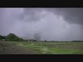 Weak tornado, north of Mason City 6-7-08