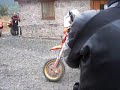 climb up hill at back of house on a ktm climb up hill at back of house on a ktm
