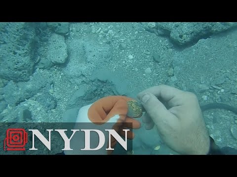 Diver finds 1 million dollar worth of gold coins!