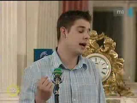 Kiss Ádám a középdöntőben a 2006-os Humorfesztiválon