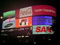 Piccadilly Circus by night