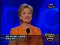 Hillary Clinton at the Democratic National Convention Part 2