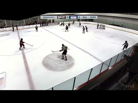 Jelle Noblesse nr6 White jersey 02-10-2023 USPHL Premier Utica vs Springfield jr Pics