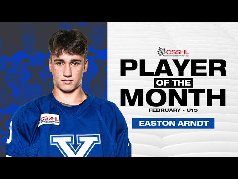 Easton Arndt - February U15 Player of the Month