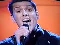 Listen closely after his last note and the applause starts. You can hear Simon say 