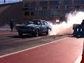 Me in My 302 Windsor Cortina APESHIT at WSID winning Bracket Attack Drag Racing