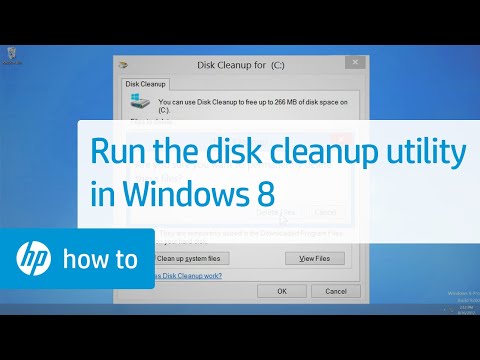 video-linktoworks-Running the Disk Cleanup Utility in Windows 8 | HP