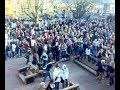 Stadshuis Leiden tijdens staking scholieren Stadshuis Leiden tijdens staking scholieren