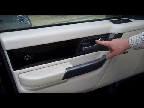 How to remove the front door card on a  Range Rover Sport