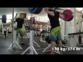 Blair Morrison - 1RM Back Squat and AMRAP rope climb/burpee.m4v