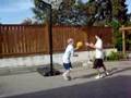 Amazing basketball play 