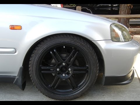 how to fit ek side skirts on eg