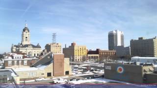 1/24/2016 Downtown Evansville Old Court House Webcam Time Lapse