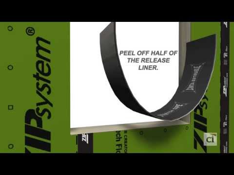 ZIP System™ Stretch Tape Installation