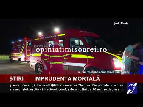 Imprudență mortală, pe o șosea din Timiș