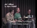 short clip from hope dance meeting in s.l.o. ca.
with father of dead us soldier, bill mitchell
and lt. harvey tharp