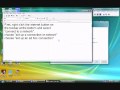 Ad hoc connection tutorial (computer to computer network) Windows Vista