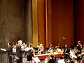 from paris
th��tre des champs-elys�es 4 april 2008


here is tolomeo's for me most interesting aria, on stage sung by prina, much faster than on the studio recording with ann hallenberg (see attached video).


alan curtis, il complesso barocco
g.f. handel: tolomeo, re d'egitto


total cast:
sonia prina, tolomeo
anna bonitatibus, elisa
karina gauvin, seleuce
vito priante, araspe
romina basso, alessandro


*********************
son qual rocca percossa dall' onde,
che le frange, le spezza, e non teme
di lor furia il temuto rigor.

solo un fulmin la rompe e confonde,
e spezzata tra l'onde la preme,
resta oppressa, ma senza dolor.
*********************
i am like a rock battered by the waves,
that breaks and shatters them, and does not fear
the fearsome cruelty of their rage.

only a thunderbolt smashes and crushes it,
and pushes it, broken, under the waves,
it is overwhelmed, but not cast down.
*********************

achev� le 19 avril 1728, tolomeo, r� d'egitto fut cr�� au king's theatre le 30 avril 1728, avec une distribution r�unissant plusieurs chanteurs-vedettes du moment parmi lesquels faustina bordoni, francesca cuzzoni et le castrat francesco bernardi dit il senesino.
comme de nombreux op�ras de haendel, l'ouvrage connut une longue p�riode de sommeil avant d'�tre red�couvert en 1938 � g�ttingen, puis en 1964 � halle. hommage soit donc rendu � alan curtis qui, en infatigable d�fricheur des r�pertoires oubli�s, saura sans nul doute d�fendre avec conviction cette partition.
[from the tce homepage]