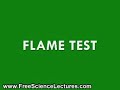 Alkali Chemical Element Flame Test
