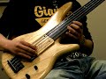 fretless gwb1005 bass soloing