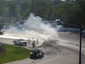 Street Stock #33 on Fire Delaware Speedway Street Stock #33 on Fire Delaware Speedway