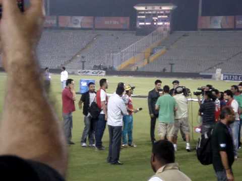 Jazzy B after an IPL match 24 March 2010