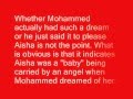 Aisha The Child Wife of Mohammed