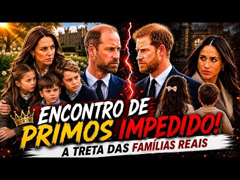 🚨 MEGHAN E HARRY SÃO PEGOS EM CONTRADIÇÃO SOBRE ENCONTRO DOS PRIMOS DA REALEZA!