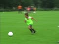 Eerste voetbaltraining Lucas