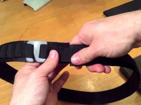 how to make a nylon web belt