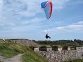 Paragliding in Fortress island of Suomenlinna