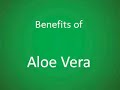 Benefits of aloe vera.avi