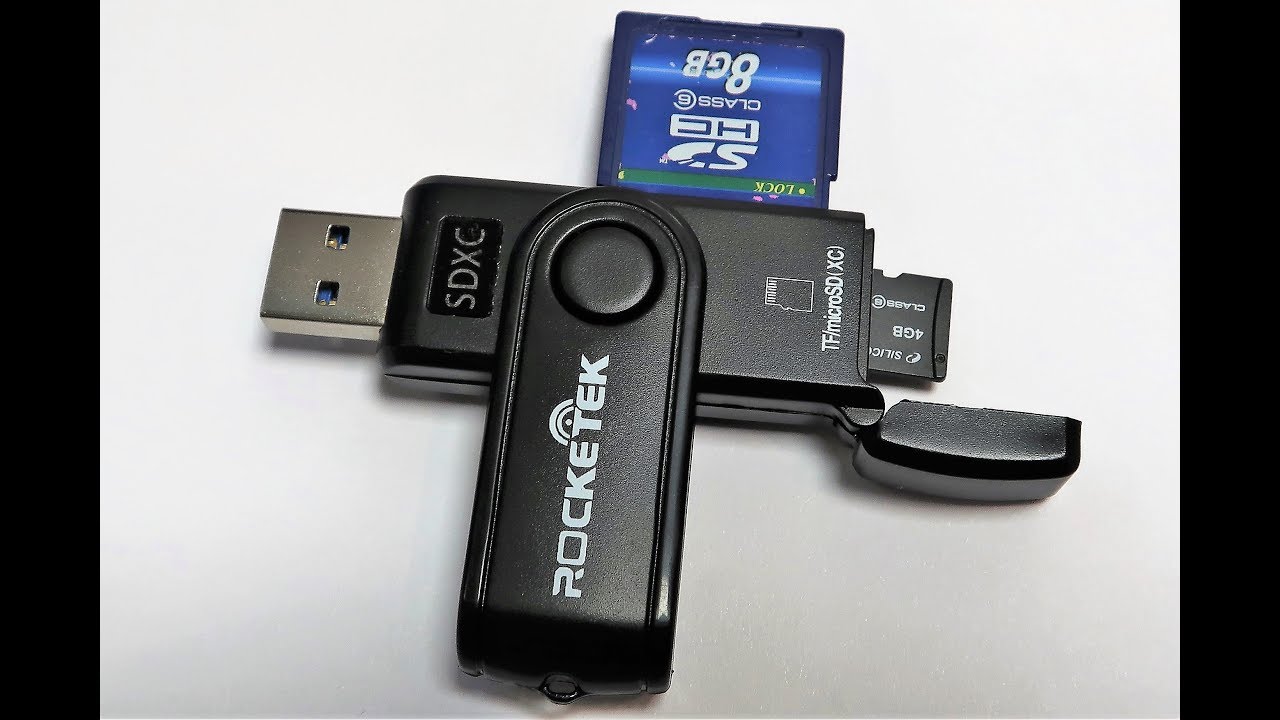Распаковка Rocketek устройство USB для чтения карт памяти