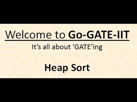 how to perform heap sort