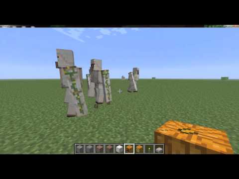 how to iron golem minecraft