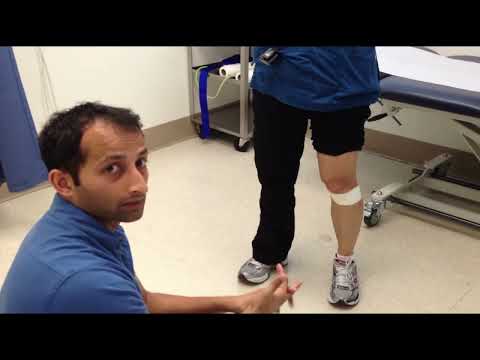 how to locate knee joint line