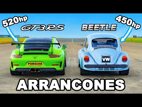 Porsche 911 GT3 RS vs Escarabajo eléctrico