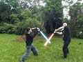 The Duel - Star Wars lightsaber FX screen test