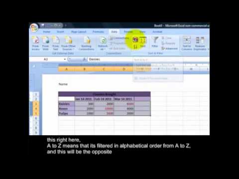 how to create table in excel