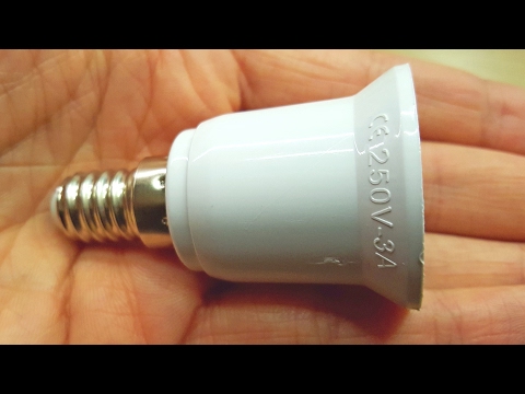 E14 to E27 Adapter for light lamp & bulb