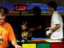 Kid solving Rubik\