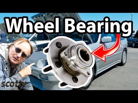 How to replace a front wheel drive axle bearing.