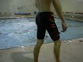 Micah and Will pretending to swim.avi