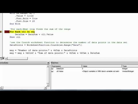 how to troubleshoot vba excel