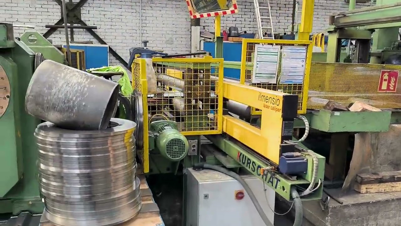 1520mm x 6.5mm x 25 TON PEKRUN MASCHINENFABRIK LOOPING PIT SLITTING LINE