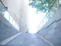 sortint del pàrquing plaça dels àngels  barcelona 