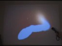 live light painting with a projector and a camera