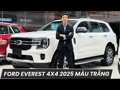 FORD EVEREST 4X4 2025 MÀU TRẮNG MỚI NHẤT SẴN SÀNG GIAO NGAY